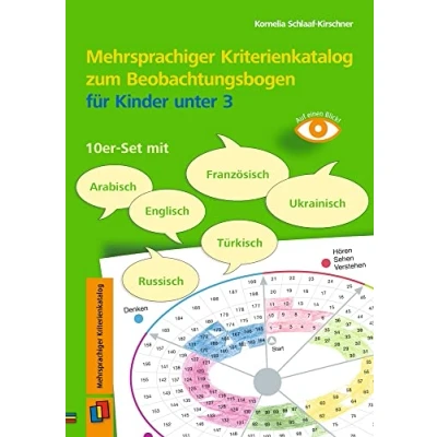 Abbildung von Mehrsprachiger Kriterienkatalog zum Beobachtungsbogen für Kinder unter 3: 10er Set mit Arabisch, Englisch, Französisch, Russisch, Türkisch, Ukrainisch (Auf einen Blick)