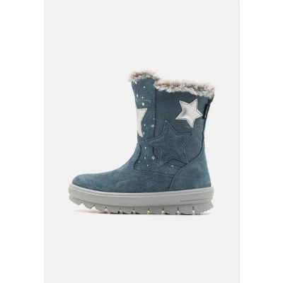 Abbildung von Superfit Flavia Snowboot/Winterstiefel für Kinder, Größe: 32, Blau/silber Schuhe