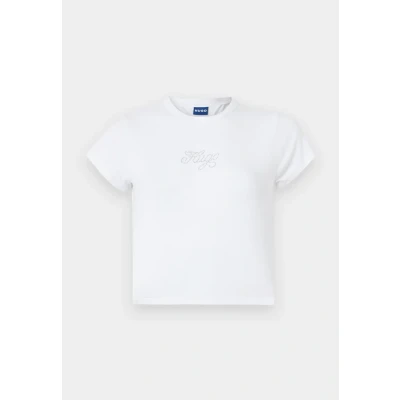 Abbildung von HUGO DOME Tshirt print, Damen, Größe: XS, White