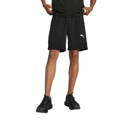 Abbildung von PUMA teamFINAL Training Shorts, Unisex Erwachsene Gestrickte Black Silver, 658566