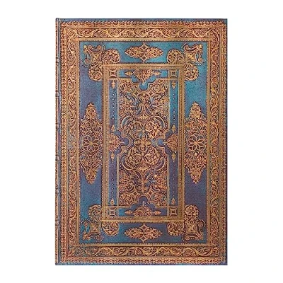 Abbildung von Blue Luxe (Luxe Design) Grande Unlined Hardback Journal (Elastic Band Closure)