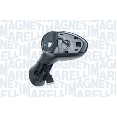 Abbildung von Außenspiegel Magneti Marelli 350314027180 ohne Kappe links schwarz rauh elektrisch konvex für Linkslenker FIAT: Grande Punto Hatchback