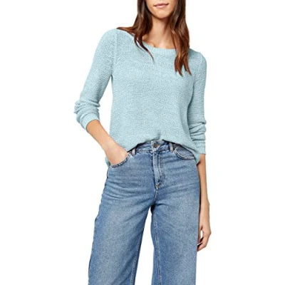 Abbildung von ONLY Damen Onlgeena Xo L/S KNT Noos Pullover,Blau (Cashmere Blue),36 (Herstellergröße: S)