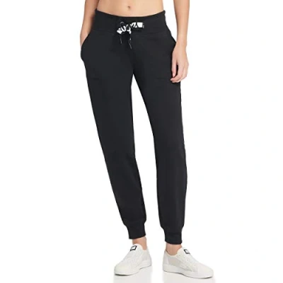 Abbildung von DKNY TWO TONE LOGO Drawcord Jogginghose, Damen, Größe: Small, Black