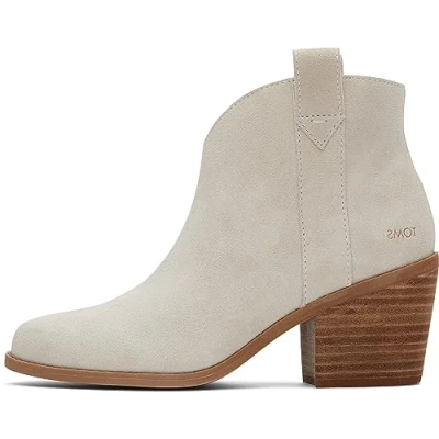 Abbildung von TOMS Damen Constance Stiefelette, Helles Sand Wildleder, 40 EU