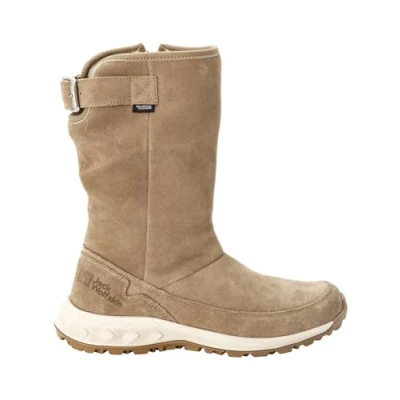 Abbildung von Jack Wolfskin Queenstown Texapore BOOT Gummistiefel, Damen, Größe: 39.5, Cookie Veloursleder