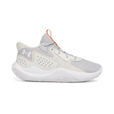 Abbildung von Under Armour JET 23 Basketballschuh, Herren, Größe: 45.5, Mod gray/ares red/white Leder und textil