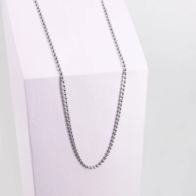 Abbildung von Ponytail&amp;Co Gliederkette mit Bällen Stahl 42cm