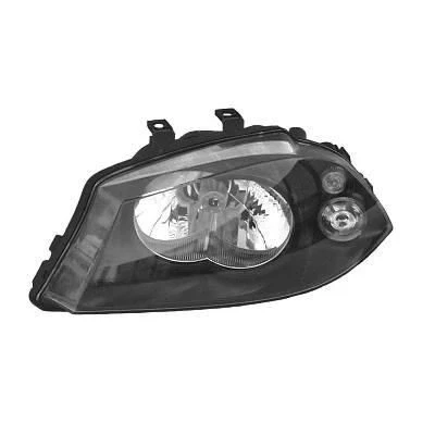 Abbildung von VAN WEZEL 4917961 Scheinwerfer links H4 gelb für Rechtsverkehr ohne Stellmotor LWR P43t SEAT: Ibiza 3, Córdoba II Saloon