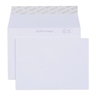 Abbildung von ELCO 42686 Prestige Briefumschlag, C6, 120 g, hochweiss, c6 (162x114mm) für papierformat a6