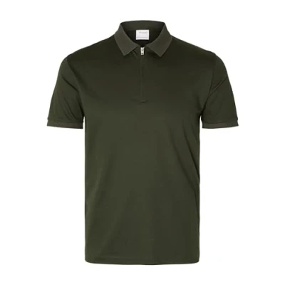 Abbildung von SELETED HOMME Slhfave Zip Ss Polo Noos