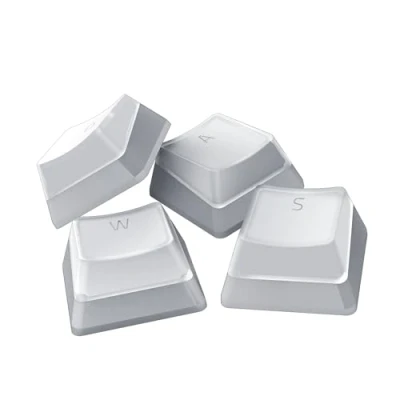 Abbildung von Razer Phantom Tastenkappen Upgrade Set Fast unsichtbares Pudding Design für durchscheinende Chroma RGB Beleuchtung (128 Tasten, Tastenentferner, Stabilisatoren) Weiß, US &amp; UK Layout