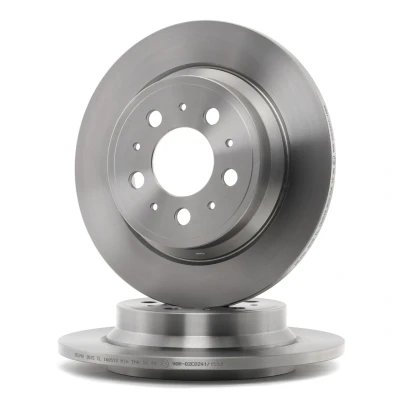 Abbildung von DELPHI BG3515 Bremsscheibe 288 12 5 voll geölt unbehandelt ohne Radlager, ABS Sensorring VOLVO: S80 I, S60 V70 2
