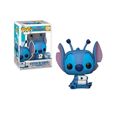 Abbildung von Funko Lilo &amp; Stitch Pop! Disney Vinyl Figur in Cuffs, 9 cm