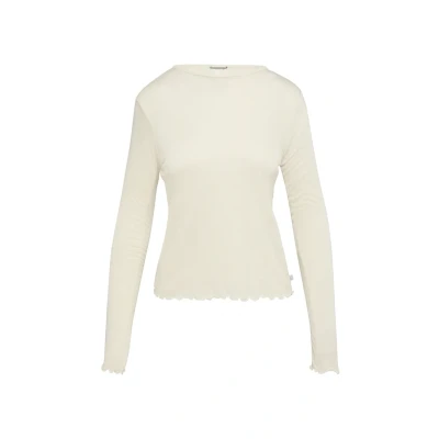 Abbildung von QS Langarmshirt, Damen, Größe: XS, Beige