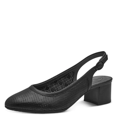 Abbildung von Tamaris Comfort Sling Pumps, Damen, Größe: 39, Black Schuhe