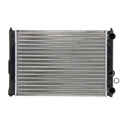 Abbildung von THERMOTEC D7W015TT Kühler, Motorkühlung Aluminium für Fahrzeuge ohne Klimaanlage 433 322 34 Schaltgetriebe Kühlrippen mechanisch gefügt SEAT: Ibiza 2