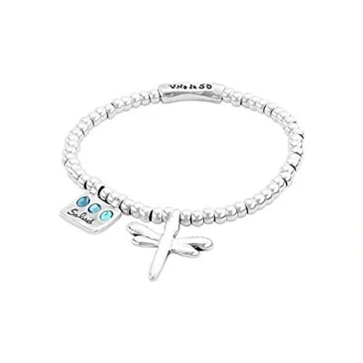 Abbildung von UNO de 50 Versilbertes Stretch Armband mit Botschaft Health, Talla M, Metall, Kein Edelstein