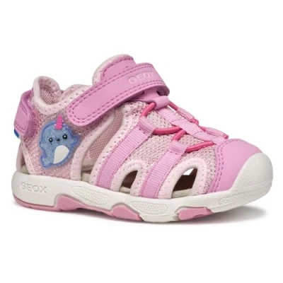 Abbildung von Geox Trekkingsandale für Kinder, Größe: 25, Dark pink Schuhe