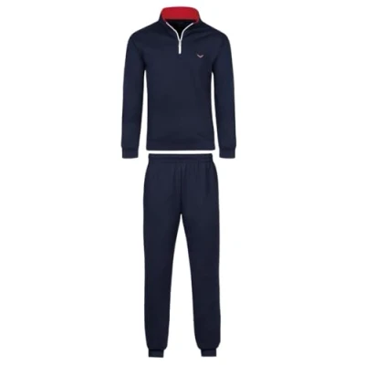 Abbildung von Trigema Herren 674813119S Freizeitanzug, Navy, 5XL
