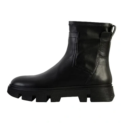 Abbildung von Geox 108 Vilde Plateaustiefelette Schwarz, Damen, Größe: 36.5, Schwarz Schuhe
