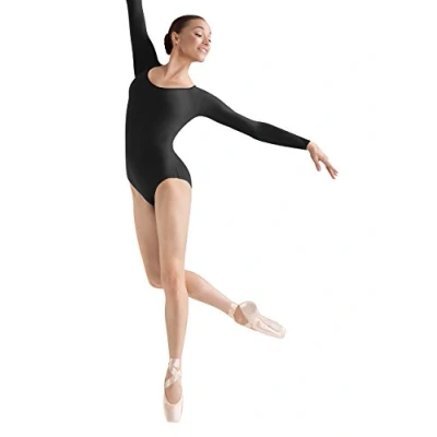 Abbildung von Bloch Damen Lepsi Long Sleeve Leotard Langarm Trikot, Schwarz, Large