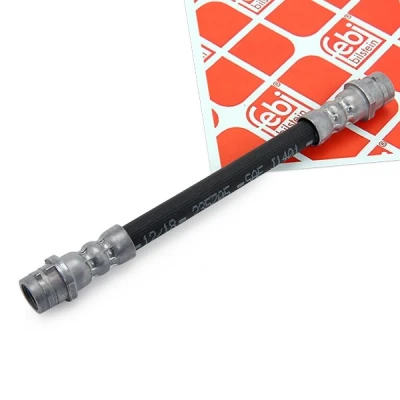 Abbildung von FEBI BILSTEIN 28197 Bremsschläuche Hinterachse rechts 165 AUDI: A3 Hatchback, TT Coupe, Roadster, VOLKSWAGEN: Polo IV V Hatchback