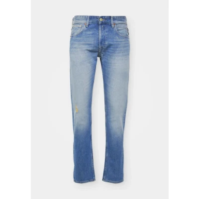 Abbildung von Replay Grover Pants Jeans Straight Leg, Herren, Größe: 33x32, Light blue