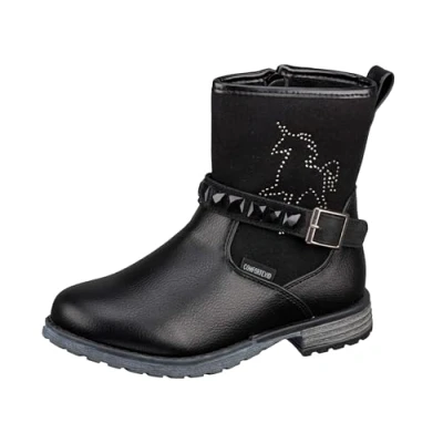 Abbildung von Lico Laurie Mädchen Mode Stiefel, schwarz, 34 EU