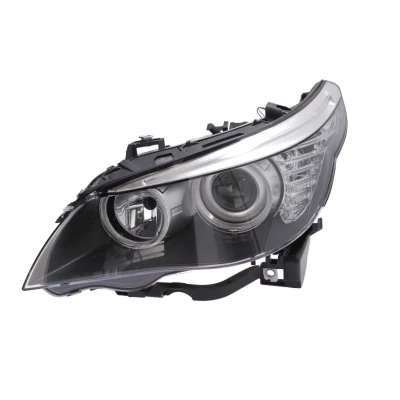 Abbildung von ABAKUS 444 1160LMLDEM2 Scheinwerfer links H7/H7, LED mit Abbiegelicht Gehäuse schwarzem Innenteil, Stellmotor für LWR PX26d BMW: 5 Saloon
