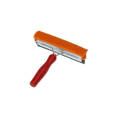 Abbildung von CARPOINT 1729910 Reinigungsbürste für Autofenster mit Schwamm, gummilippe