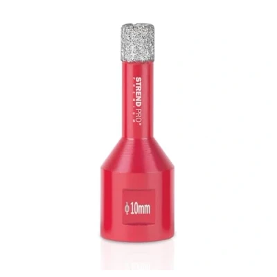 Abbildung von STREND PRO Diamant Bohrer Fliesen 10mm PREMIUM Feinsteinzeug für Winkelschleifer Bohrkone Fliesenbohrer/Diamantbohrer/Glasbohrer/Keramik bohrer/Porzellanbohrer