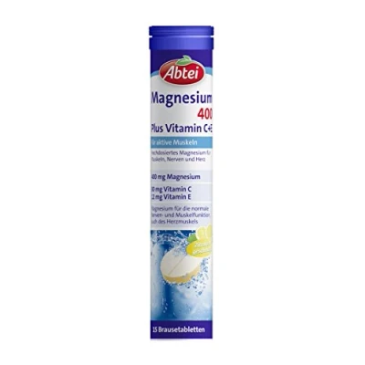 Abbildung von Abtei Magnesium 400 Plus Vitamin C+E Brausetabletten