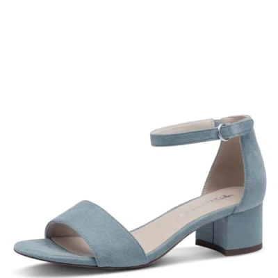 Abbildung von Tamaris Sandalette Damen Vegan Elegant blau,EU 38