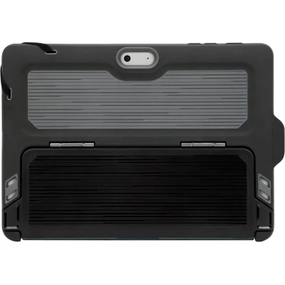 Abbildung von Targus Microsoft Surface™ go 2 Hülle Tablet Ständer mit Fallschutz für Suface und leichte Surface Tasche Eckschutz Stiftehalter Grau, THZ779GL