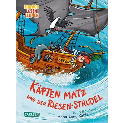 Abbildung von Käpten Matz und der Riesen Strudel: Einfach Lesen Lernen Piratenstarkes Erstlese Abenteuer mit vielen Bildern Comic Sprechblasen für Kinder ab 6 Jahren