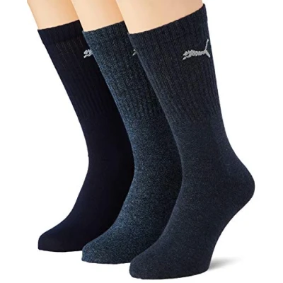 Abbildung von PUMA Sportsocken »PUMA UNISEX LIGHT CREW SOCK 3P«, (3 Paar), Mit flacher Zehennaht