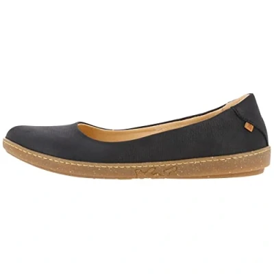 Abbildung von El Naturalista faltbarer Ballerina, Damen, Größe: 40, Black Schuhe