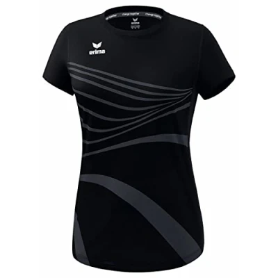Abbildung von Erima Running Racing Sport Tshirt, Damen, Größe: 38, Schwarz