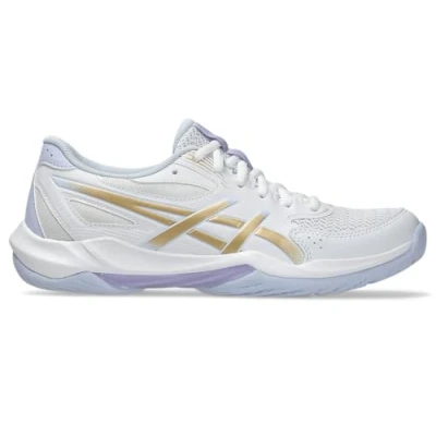 Abbildung von Asics GEL Rocket 12 Volleyballschuh, Damen, Größe: 39, White/champagne Schuhe