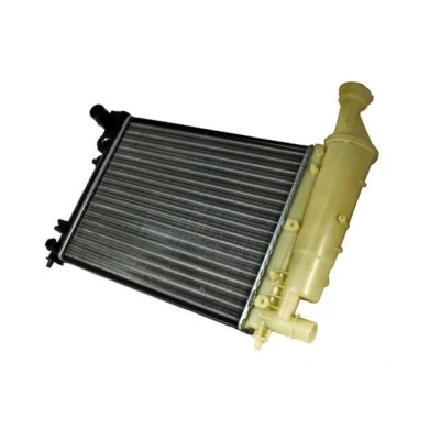 Abbildung von THERMOTEC D7C002TT Kühler, Motorkühlung Aluminium, Kunststoff für Fahrzeuge ohne Klimaanlage 388 299 22 Schaltgetriebe Kühlrippen mechanisch gefügt