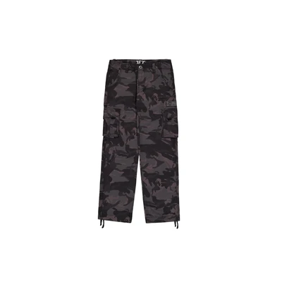 Abbildung von Alpha Industries JET camo Cargohose, Herren, Größe: 33, Black