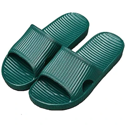 Abbildung von APIKA Frauen Und Männer Anti Rutsch Hausschuhe Innengebrauch Im Freien Bad Sandale Soft Foam Sole Pool Schuhe Haus Heim Rutsche(Türkis,38/39 EU)