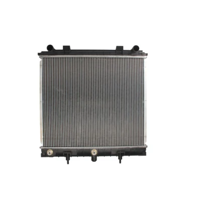 Abbildung von THERMOTEC D7I003TT Kühler, Motorkühlung Aluminium für Fahrzeuge mit/ohne Klimaanlage 485 568 56 Schalt /optional Automatikgetriebe Kühlrippen gelötet