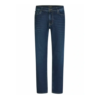 Abbildung von JACK &amp; JONES Jeans Herren Stretch lang Straight Fit JJICLARK Jeanshose Hose Denim, Länge:30L, Farbe:Blue Denim (CB 142), Weite:32W