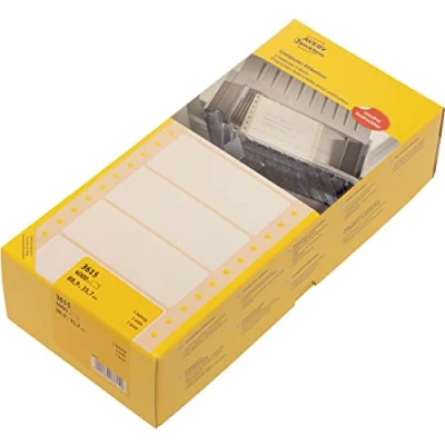 Abbildung von AVERY Zweckform 3615 Computer Etiketten (Papier matt, 4,000 Etiketten, 88,9 x 35,7 mm) 1 Pack weiß