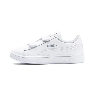 Abbildung von Puma Unisex Baby Smash v2 L V Inf Sneaker, White White, 20 EU