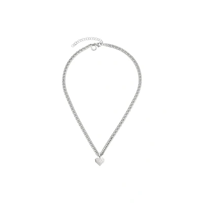 Abbildung von Liebeskind Berlin Broken Heart Halskette, Damen, Größe: One Size, Silber