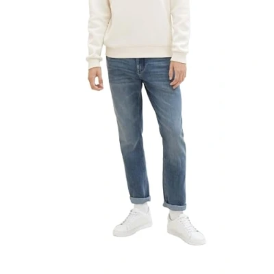 Abbildung von TOM Tailor denim Jeans Straight Leg, Herren, Größe: 29x32, Used light stone blue