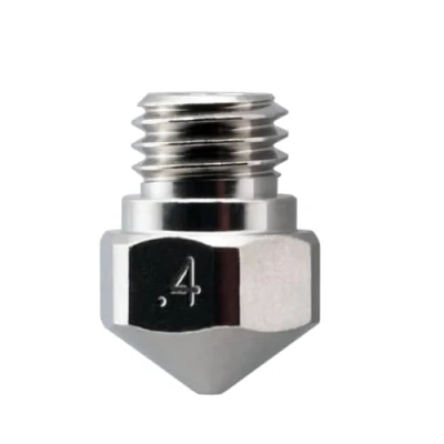 Abbildung von Micro Swiss Plated Wear Resistant Nozzle MK10 FlashForge, Dremel, PowerSpec, Wanhao, Monoprice, Cocoon Create 0.4mm